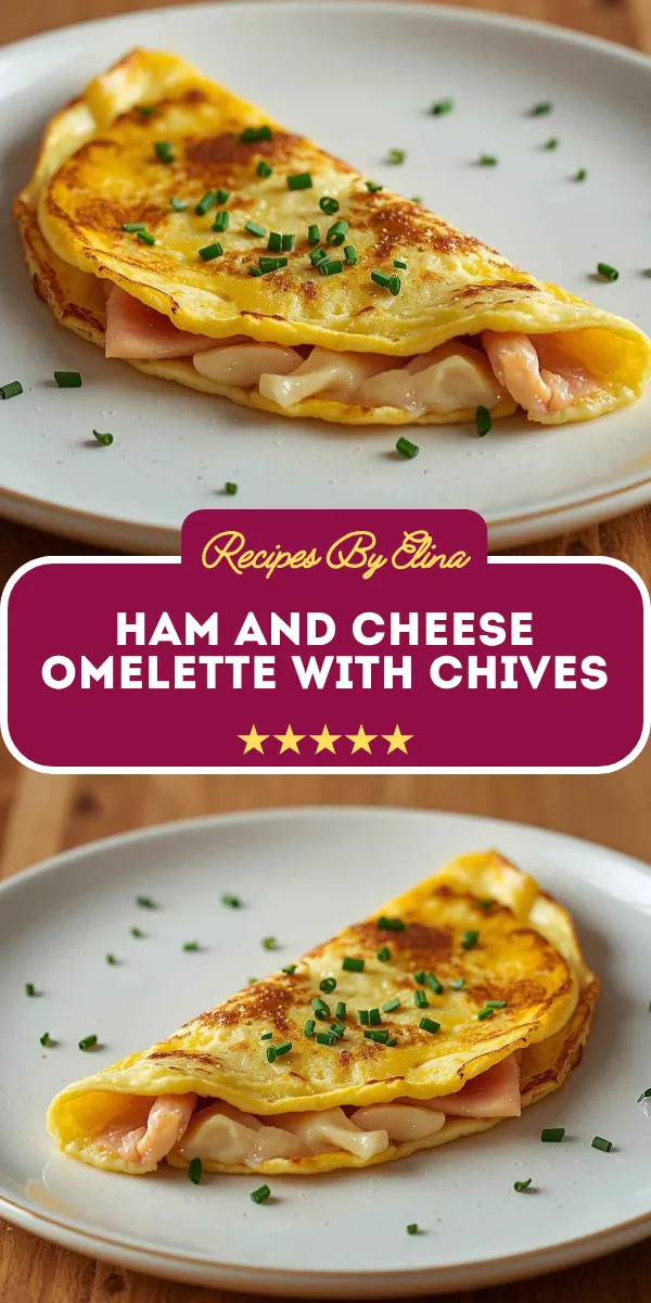 Ham and Cheese Omelette with Chives