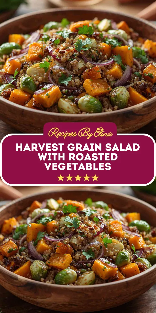 Harvest Grain Salad with Roasted Vegetables