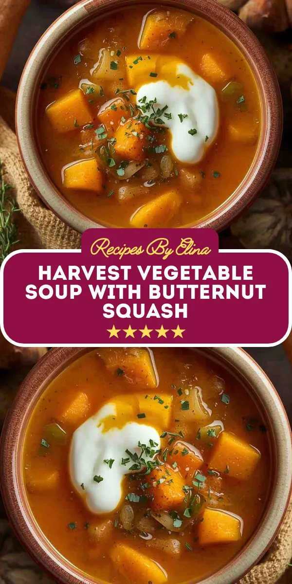 Harvest Vegetable Soup with Butternut Squash