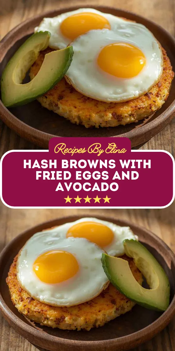 Hash Browns with Fried Eggs and Avocado
