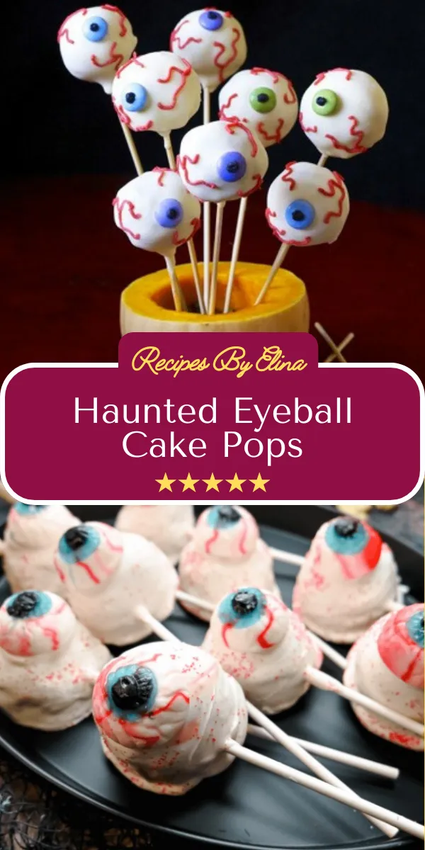 Haunted Eyeball Cake Pops