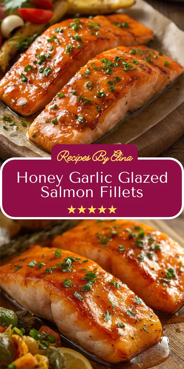 Honey Garlic Glazed Salmon Fillets