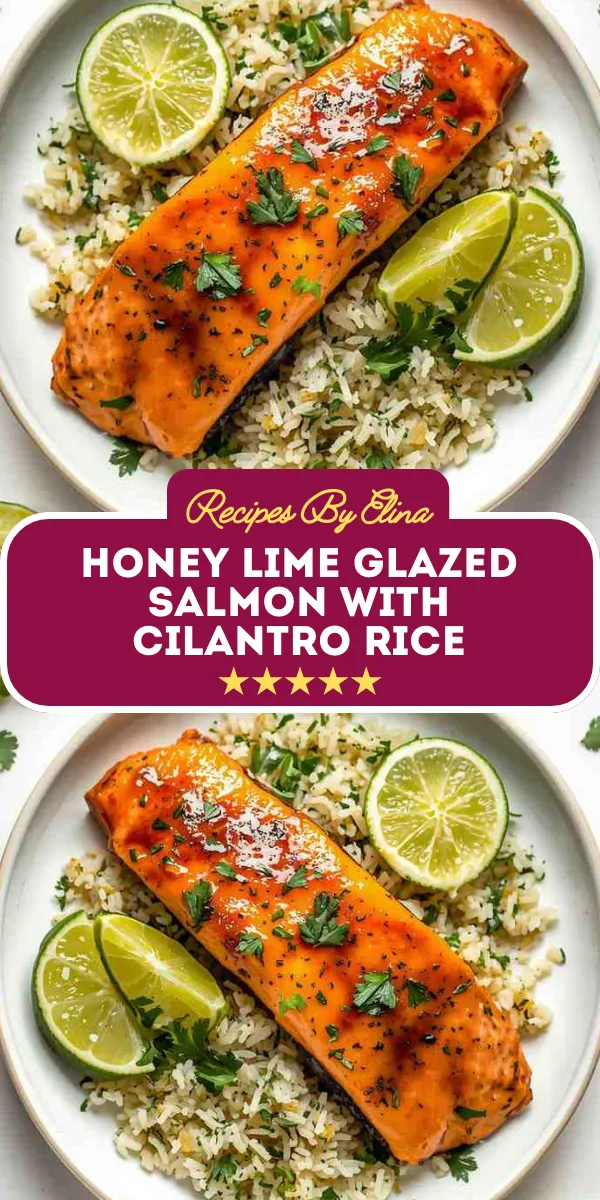 Honey Lime Glazed Salmon with Cilantro Rice