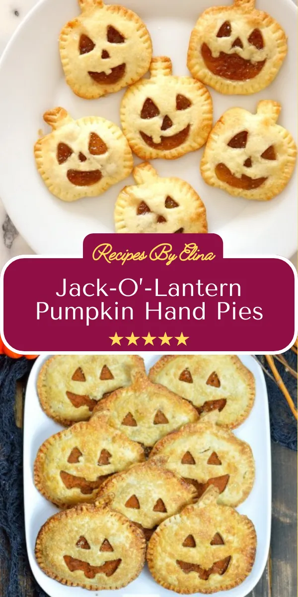 Jack-O’-Lantern Pumpkin Hand Pies