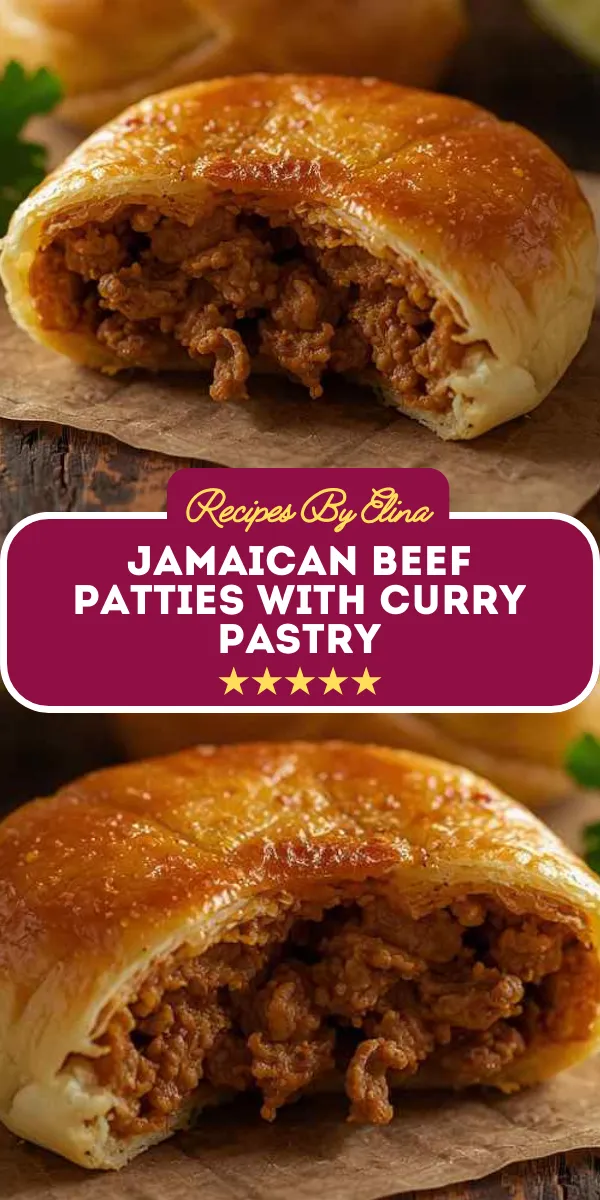 Jamaican Beef Patties with Curry Pastry