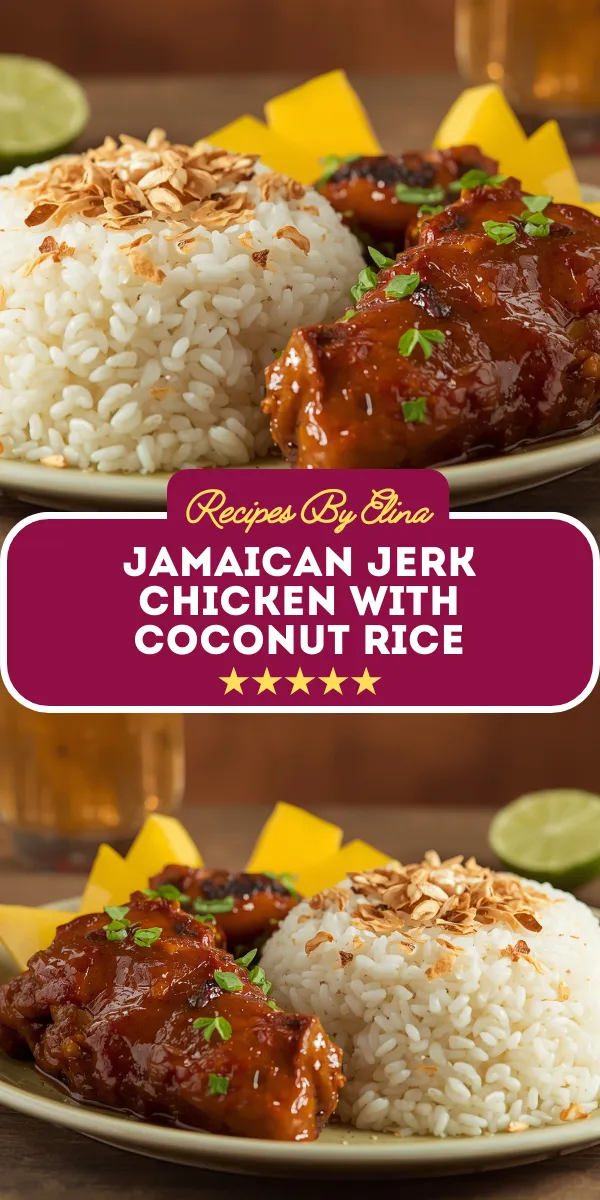 Jamaican Jerk Chicken with Coconut Rice