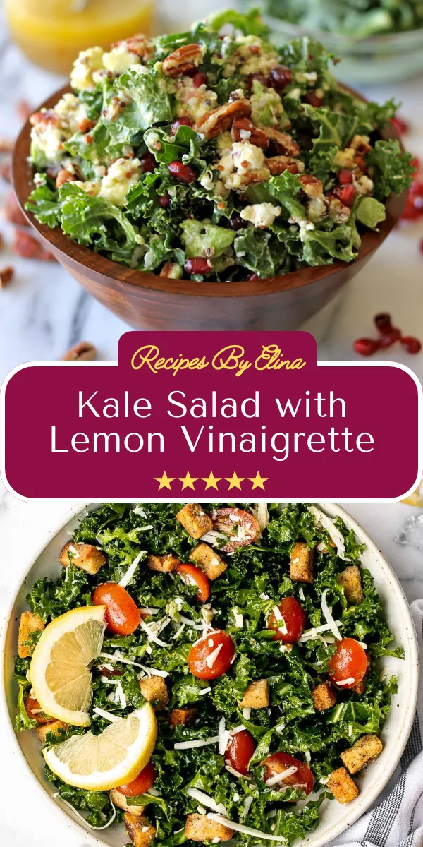 Kale Salad with Lemon Vinaigrette