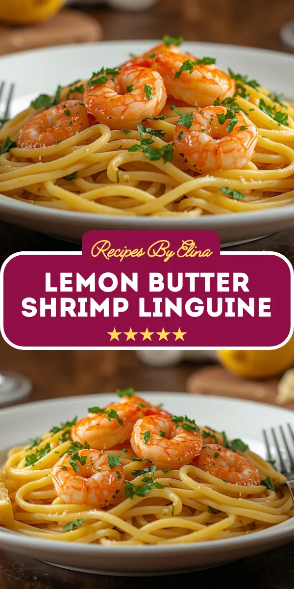 Lemon Butter Shrimp Linguine