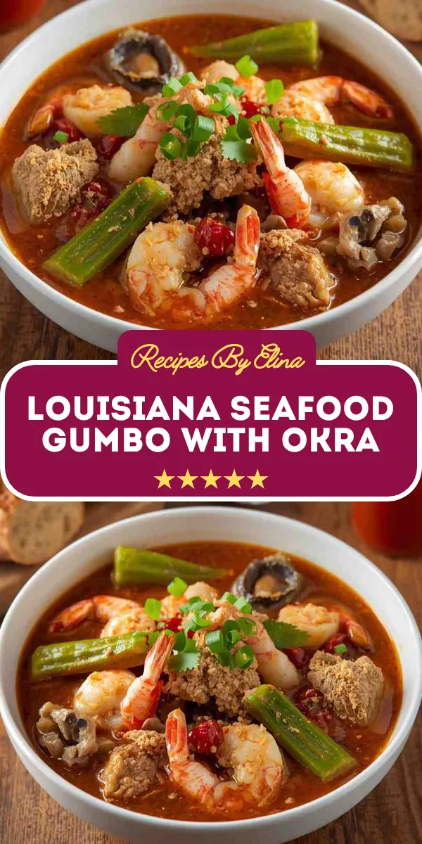 Louisiana Seafood Gumbo with Okra