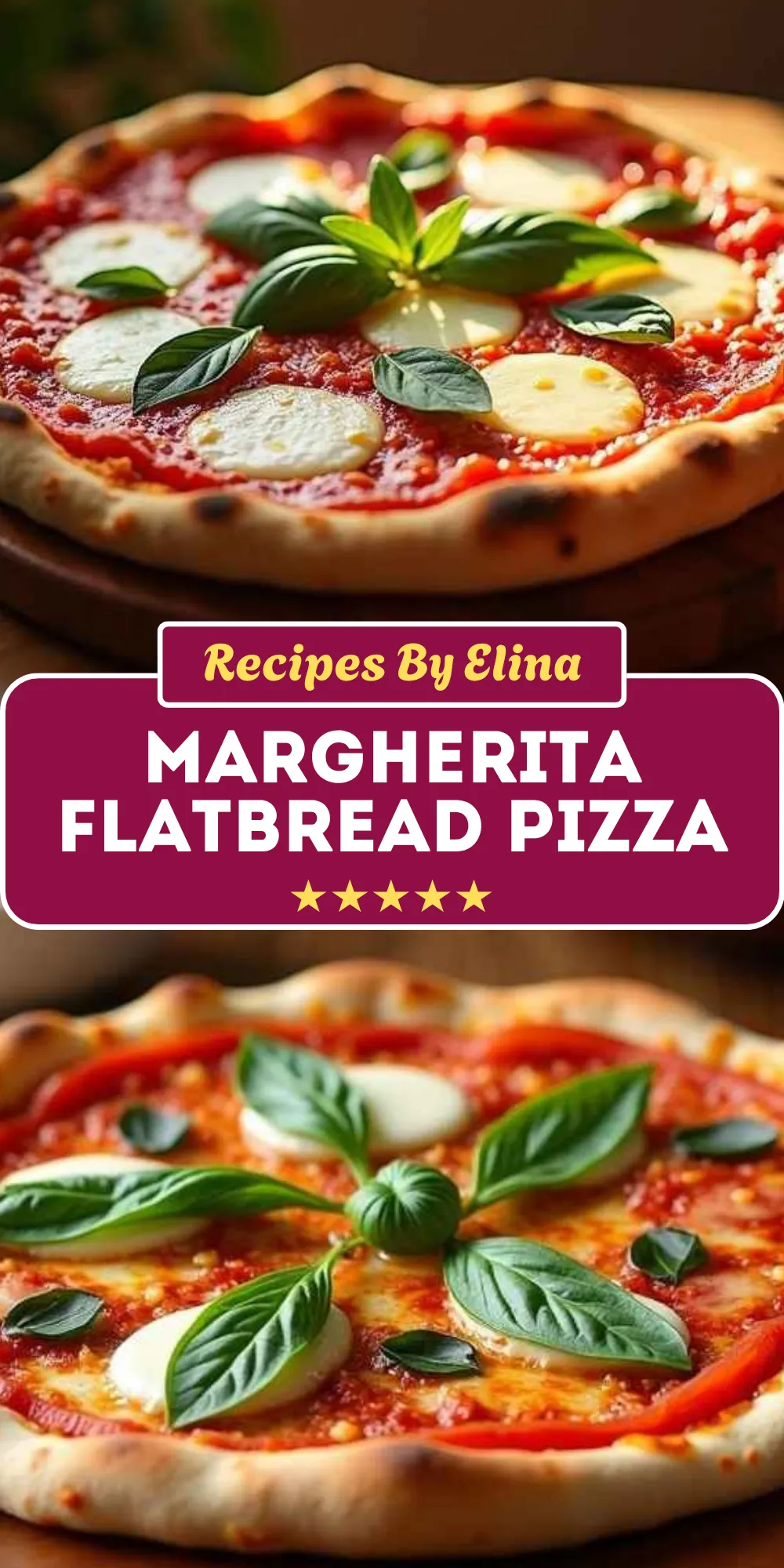 Margherita Flatbread Pizza