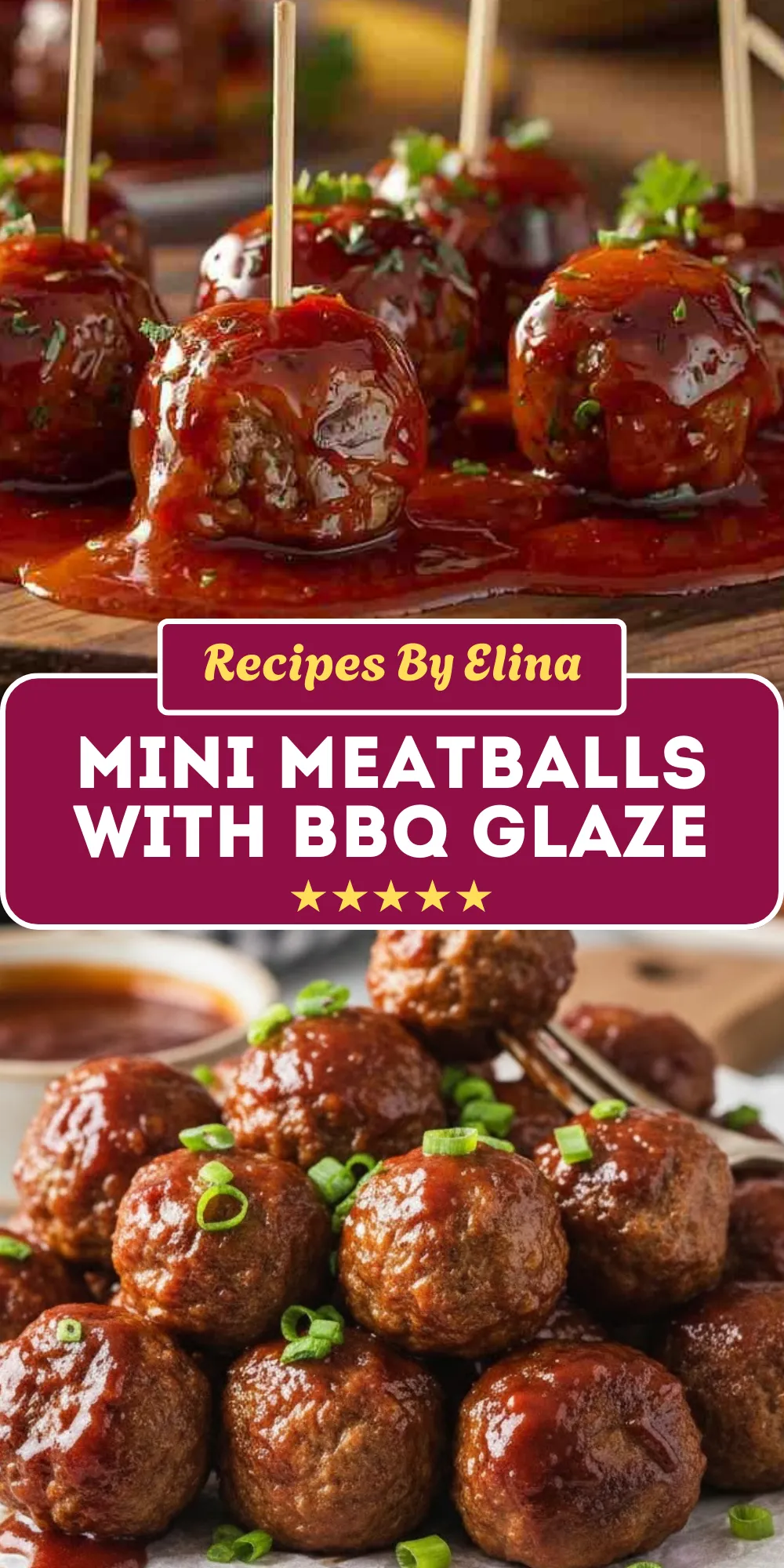 Mini Meatballs with BBQ Glaze