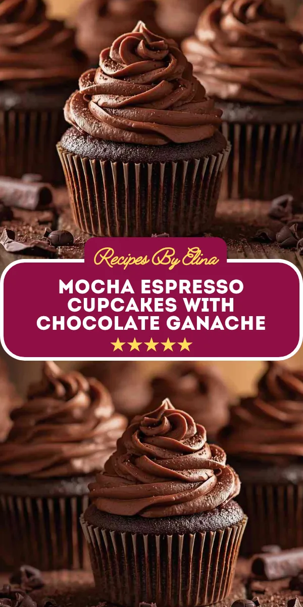 Mocha Espresso Cupcakes with Chocolate Ganache