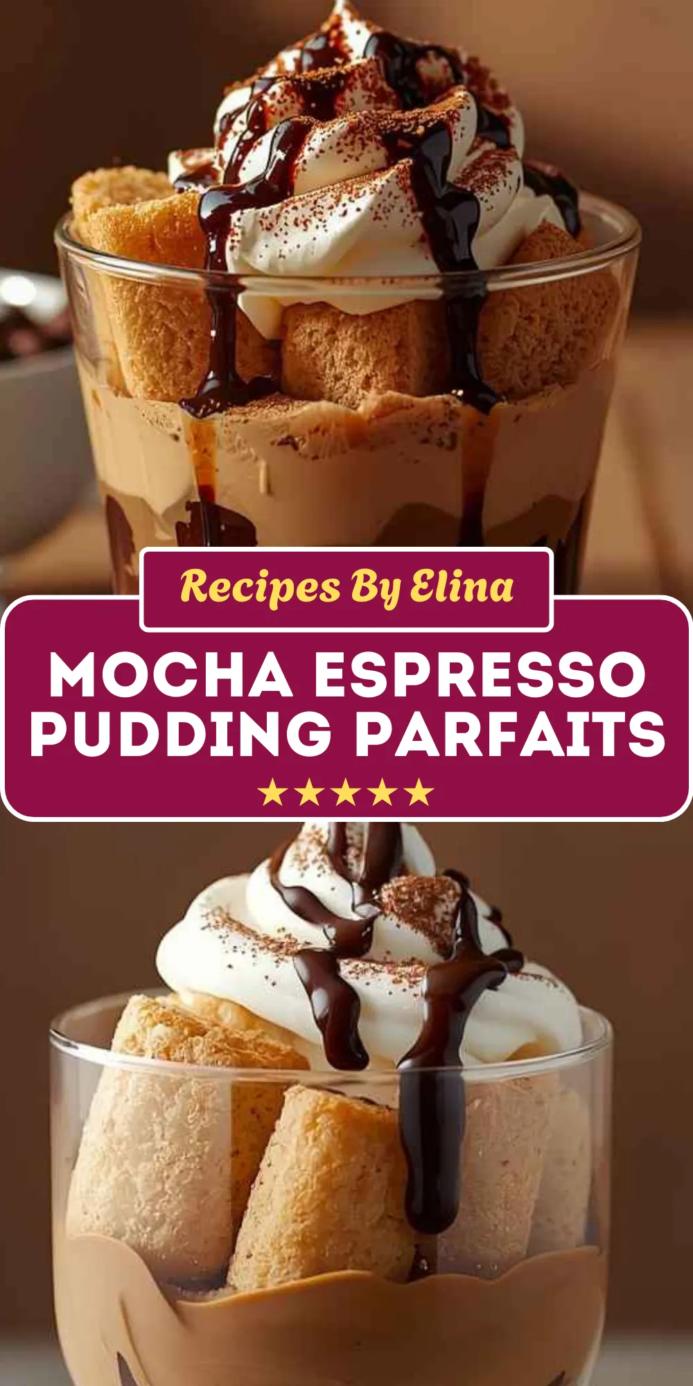 Mocha Espresso Pudding Parfaits