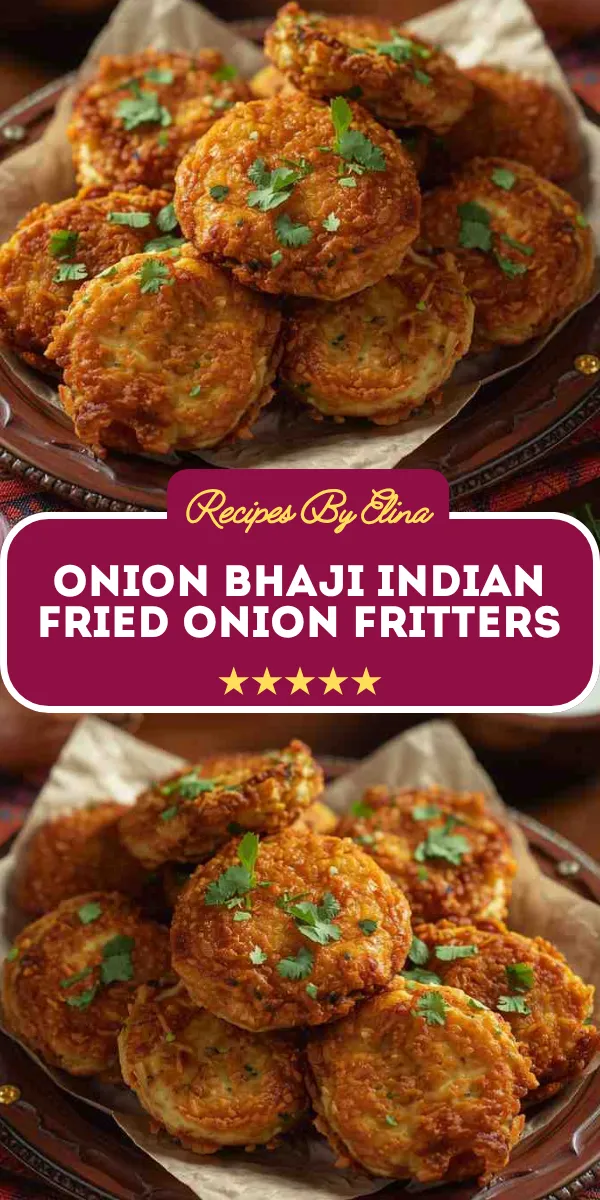 Onion Bhaji Indian Fried Onion Fritters