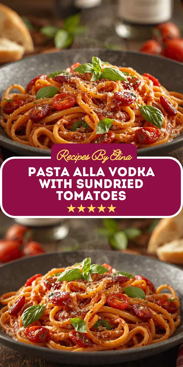 Pasta Alla Vodka with Sundried Tomatoes