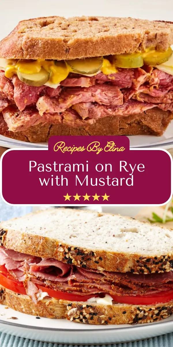Pastrami on Rye with Mustard