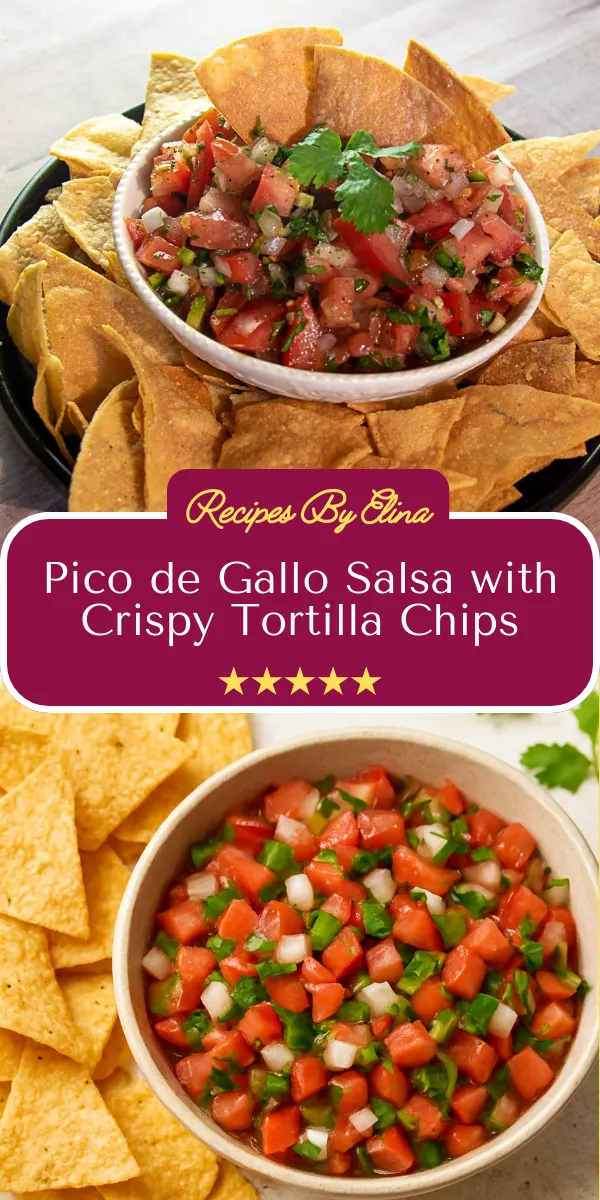 Pico de Gallo Salsa with Crispy Tortilla Chips