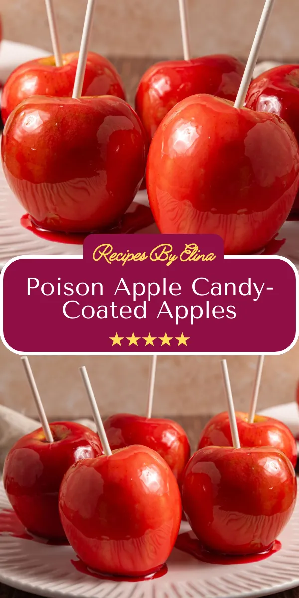 Poison Apple Candy-Coated Apples