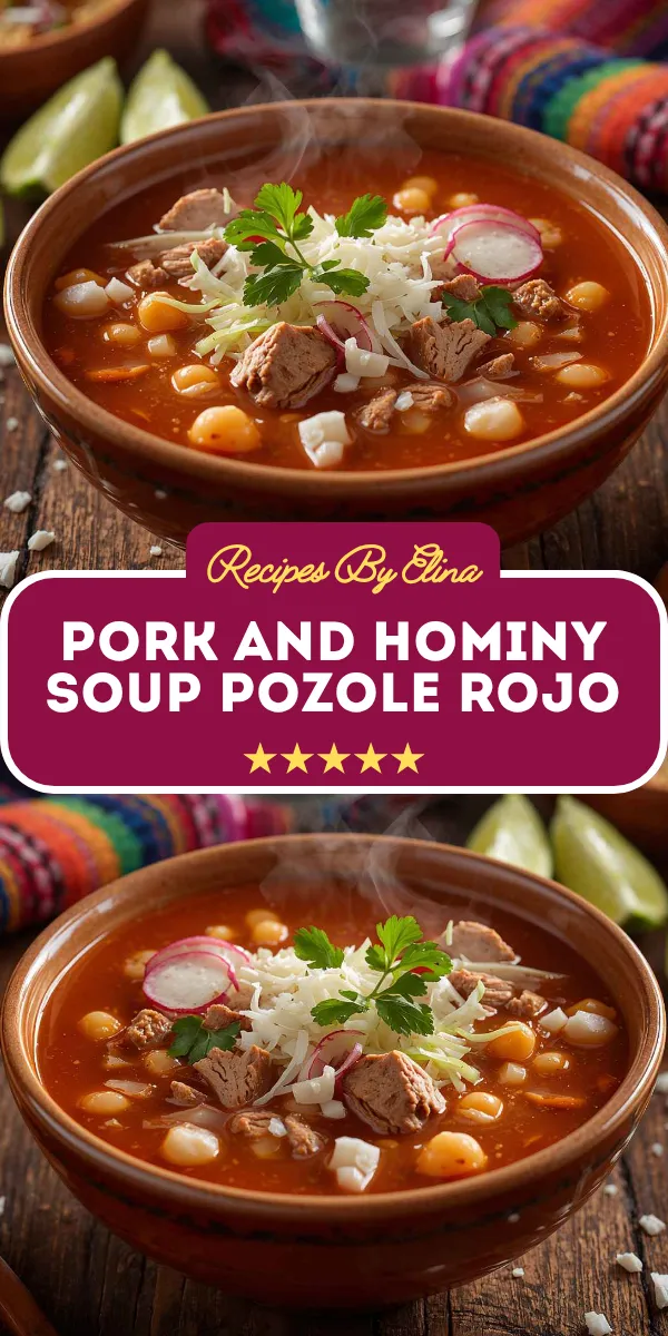 Pork and Hominy Soup Pozole Rojo
