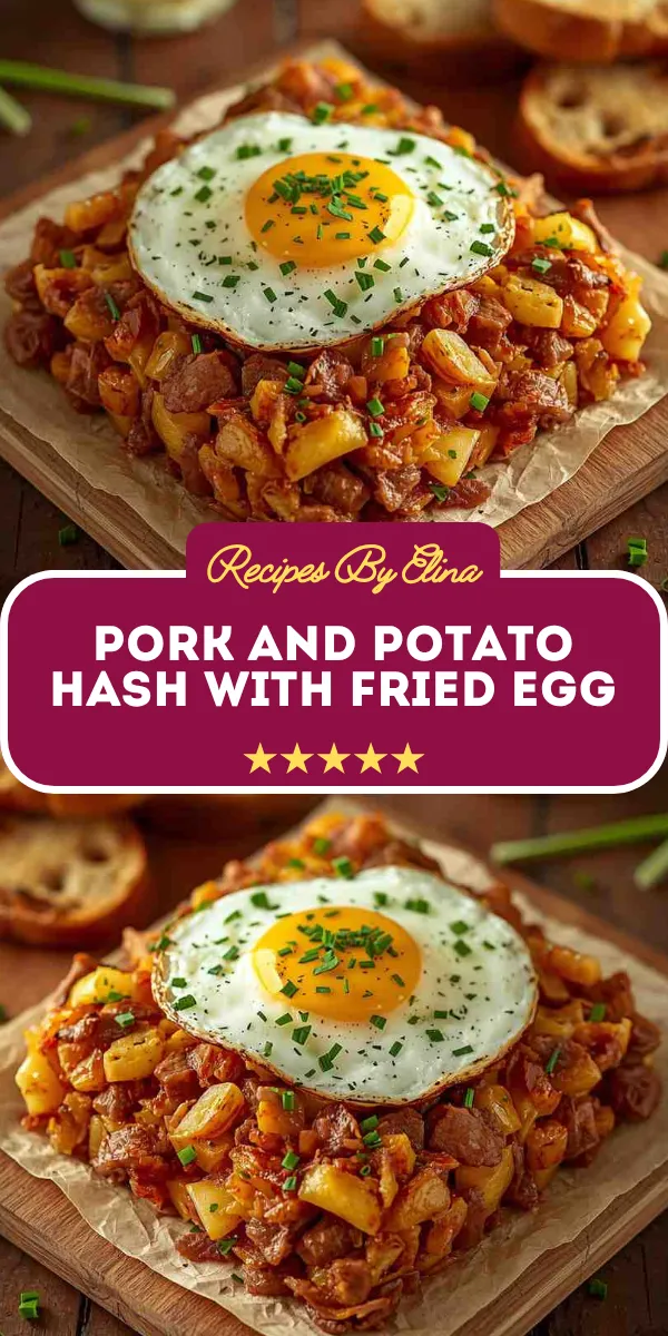 Pork and Potato Hash with Fried Egg