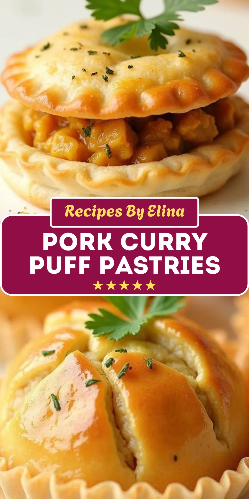 Pork Curry Puff Pastries