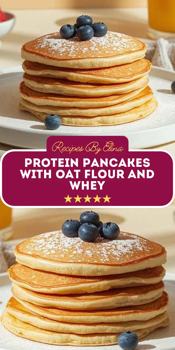 Protein Pancakes with Oat Flour and Whey