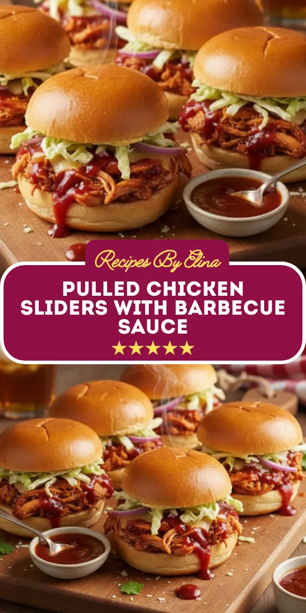 Pulled Chicken Sliders with Barbecue Sauce