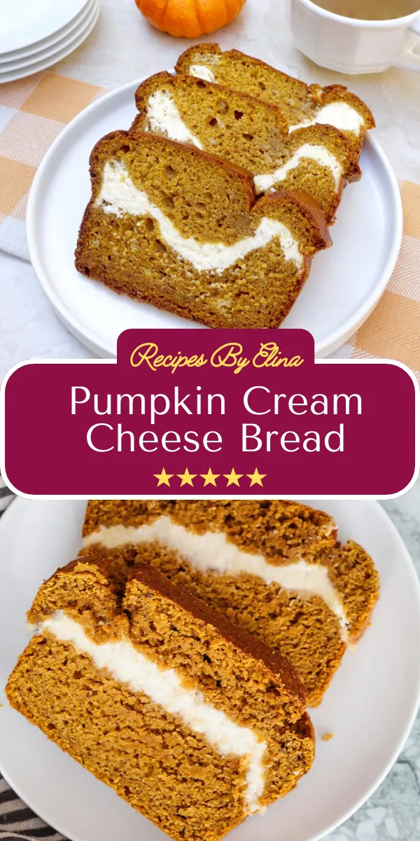 Pumpkin Cream Cheese Bread