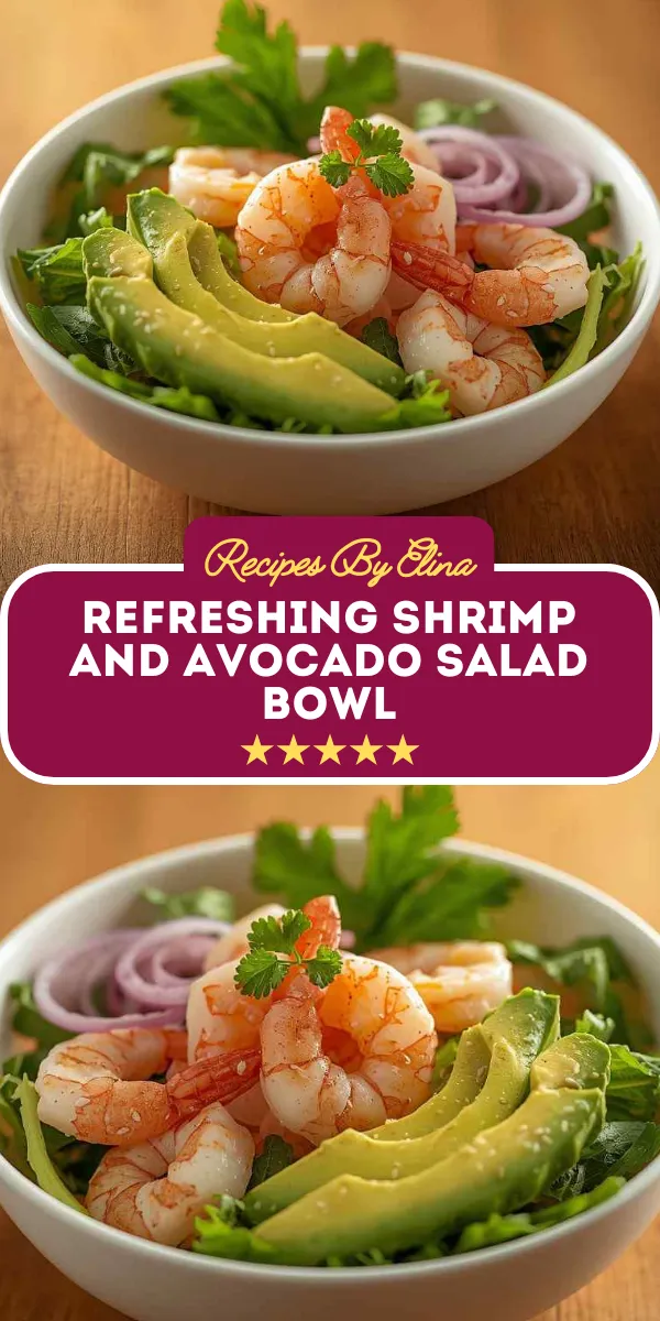 Refreshing Shrimp and Avocado Salad Bowl