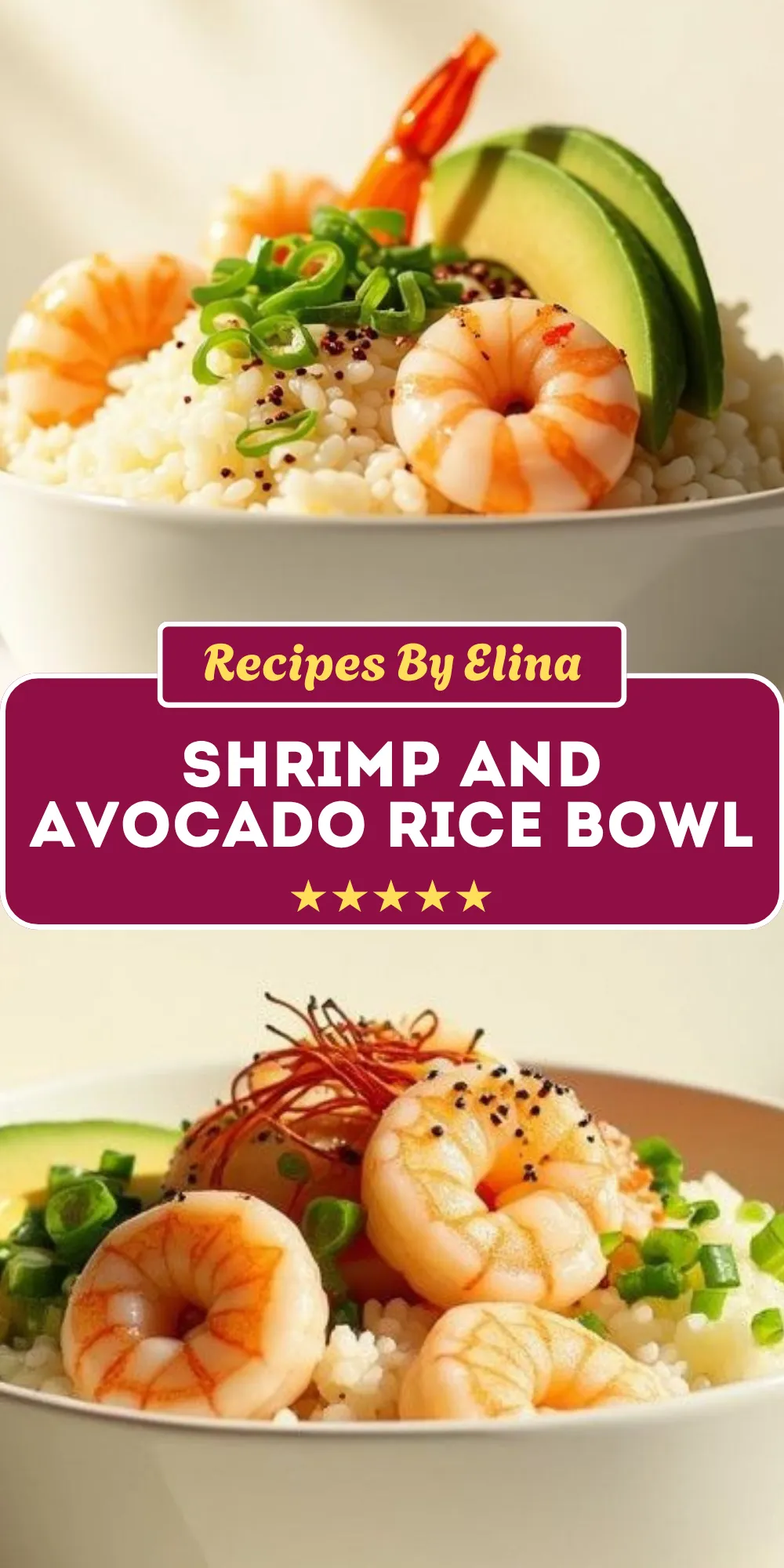 Shrimp and Avocado Rice Bowl