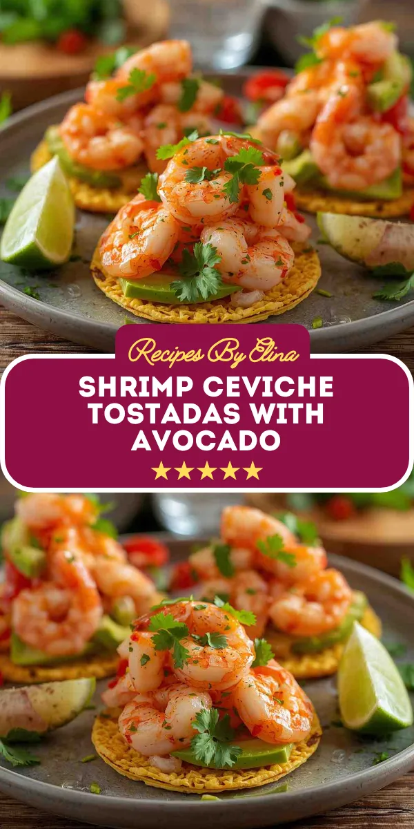 Shrimp Ceviche Tostadas with Avocado