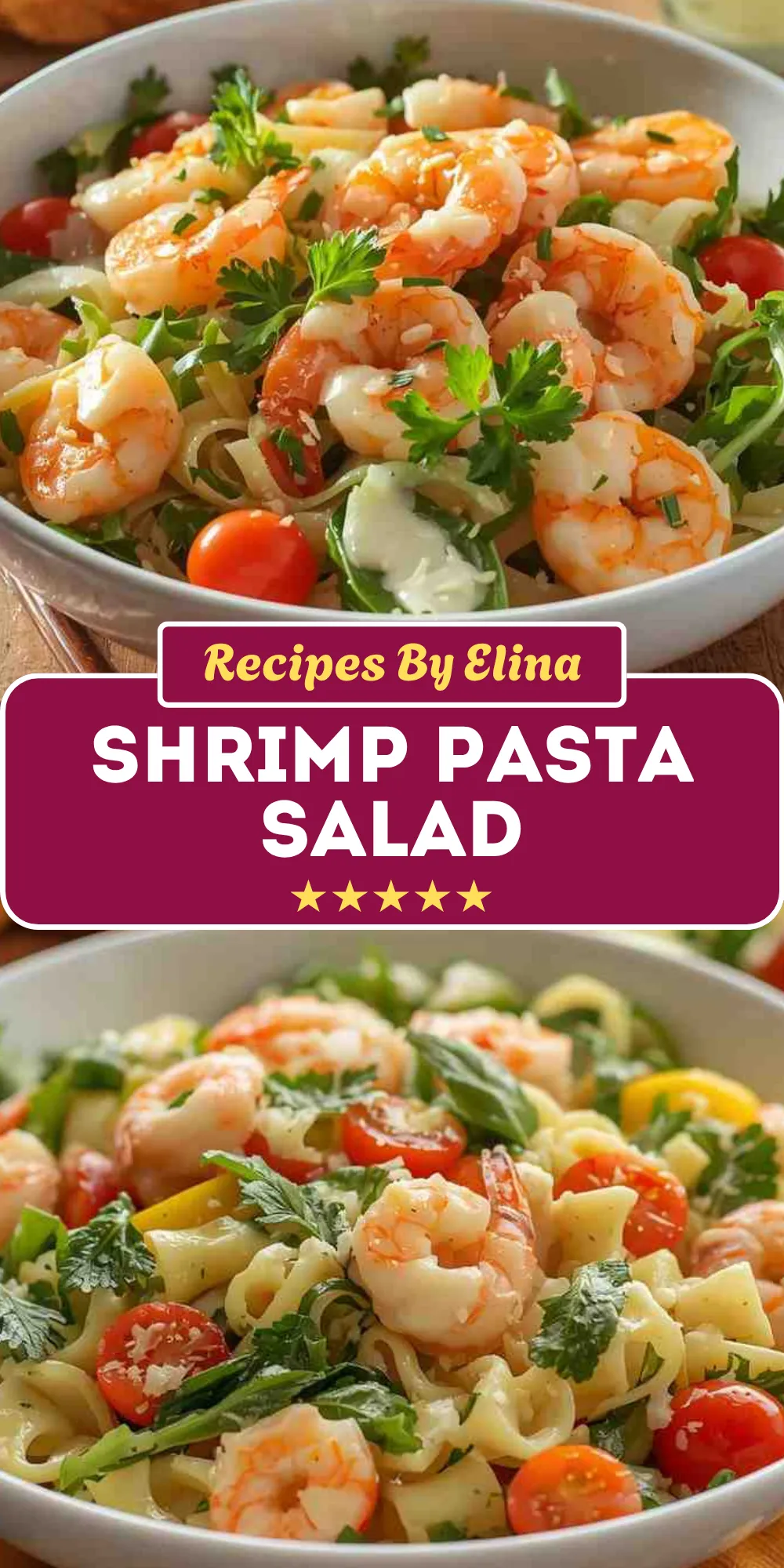 Shrimp Pasta Salad with Creamy Lemon Dressing