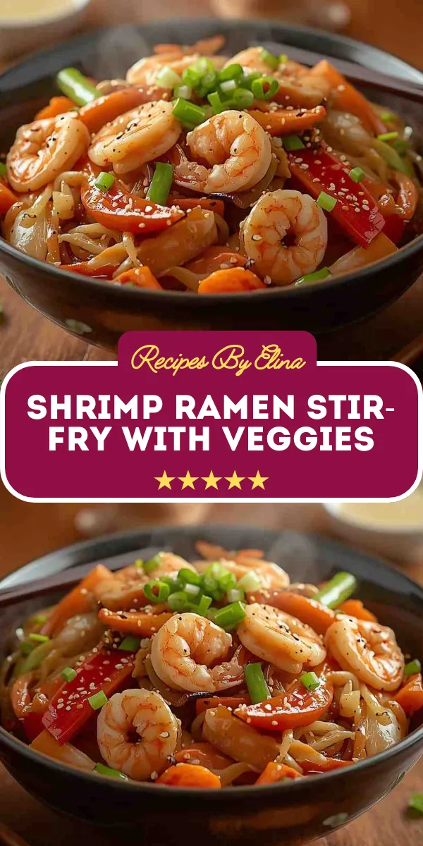 Shrimp Ramen Stir-Fry with Veggies