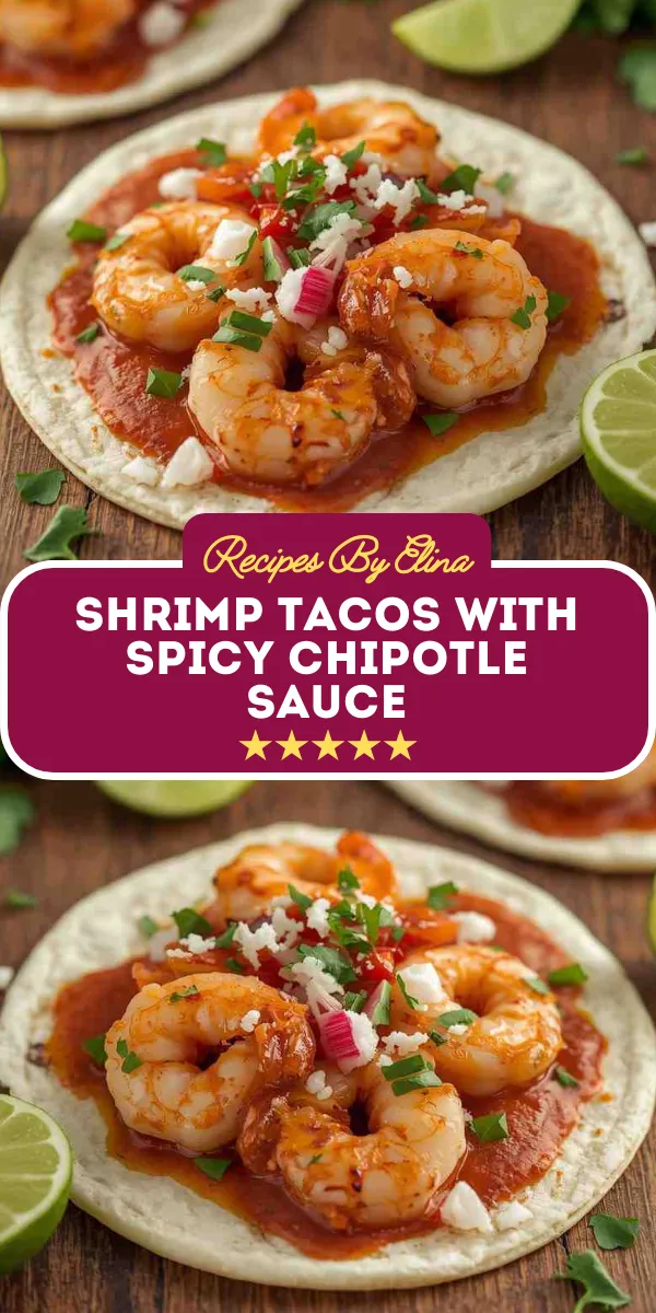 Shrimp Tacos with Spicy Chipotle Sauce