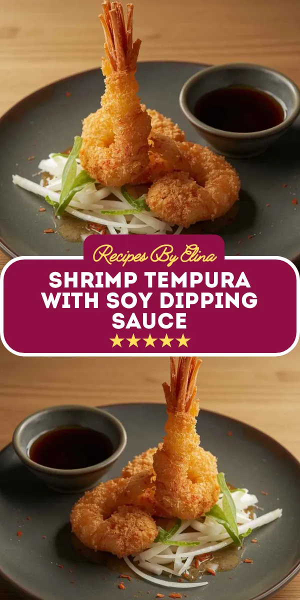 Shrimp Tempura with Soy Dipping Sauce
