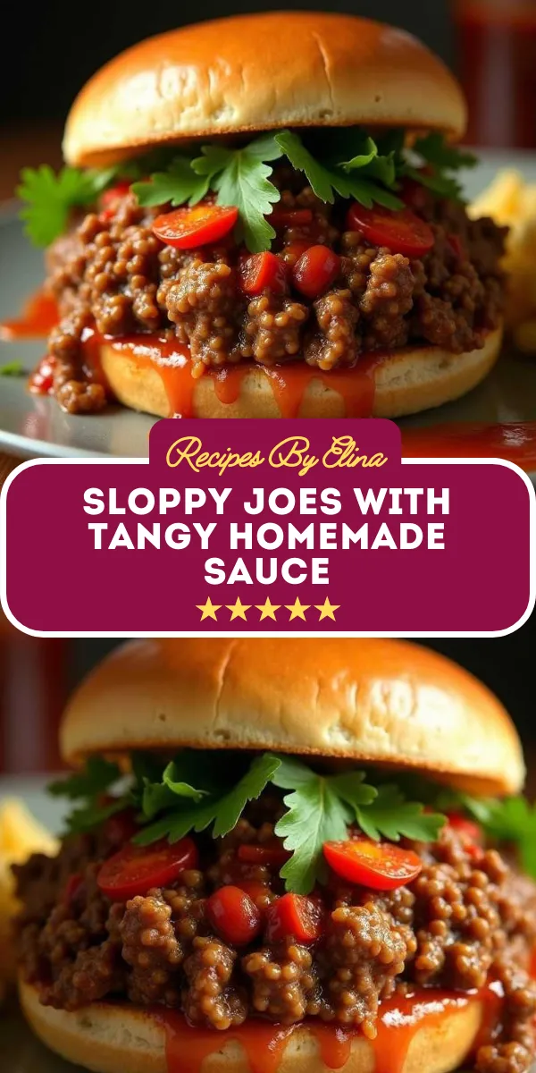 Sloppy Joes with Tangy Homemade Sauce