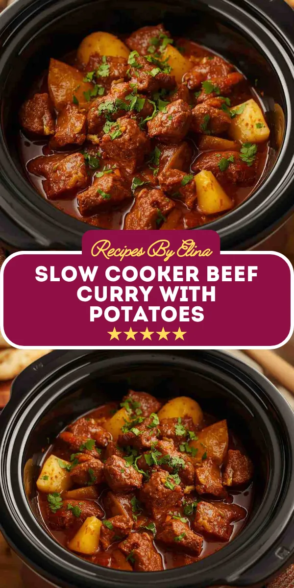 Slow Cooker Beef Curry with Potatoes