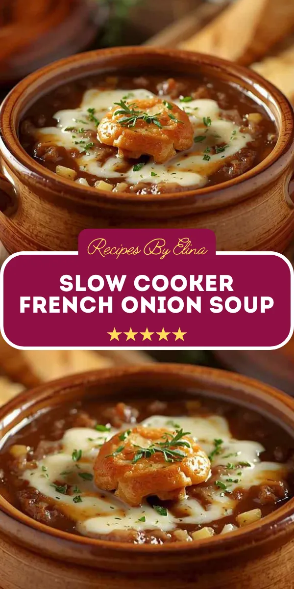 Slow Cooker French Onion Soup