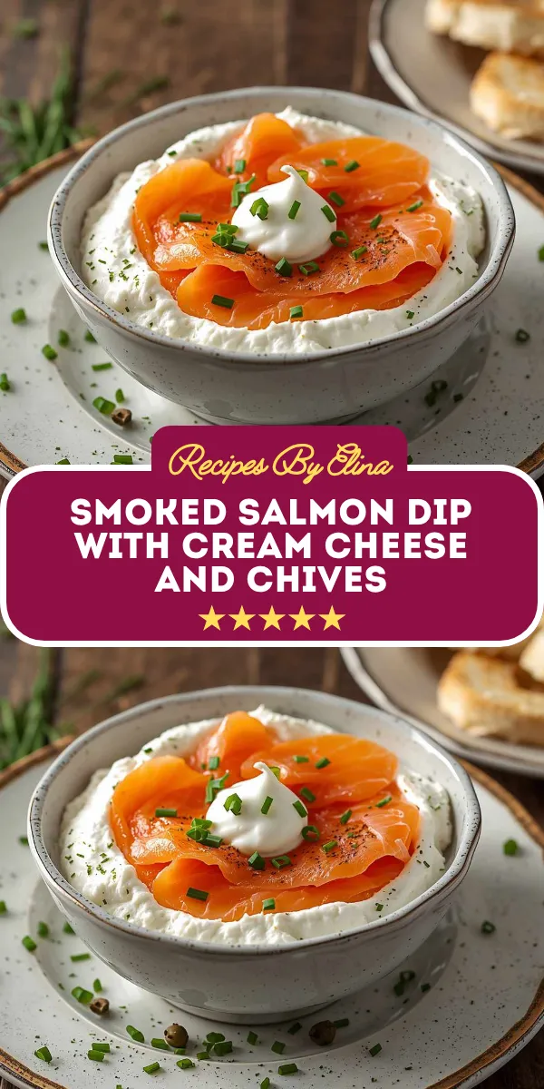 Smoked Salmon Dip with Cream Cheese and Chives