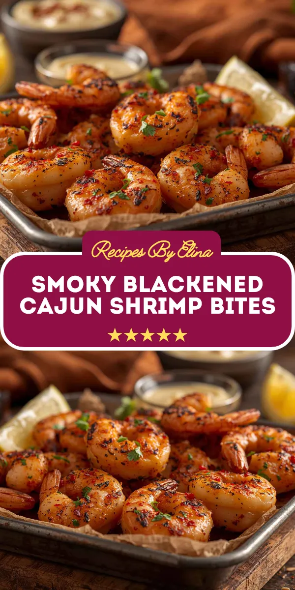 Smoky Blackened Cajun Shrimp Bites