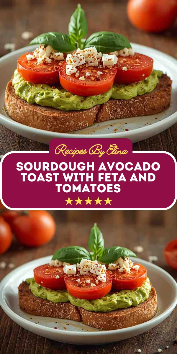 Sourdough Avocado Toast with Feta and Tomatoes