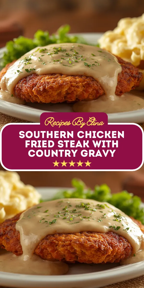 Southern Chicken Fried Steak with Country Gravy