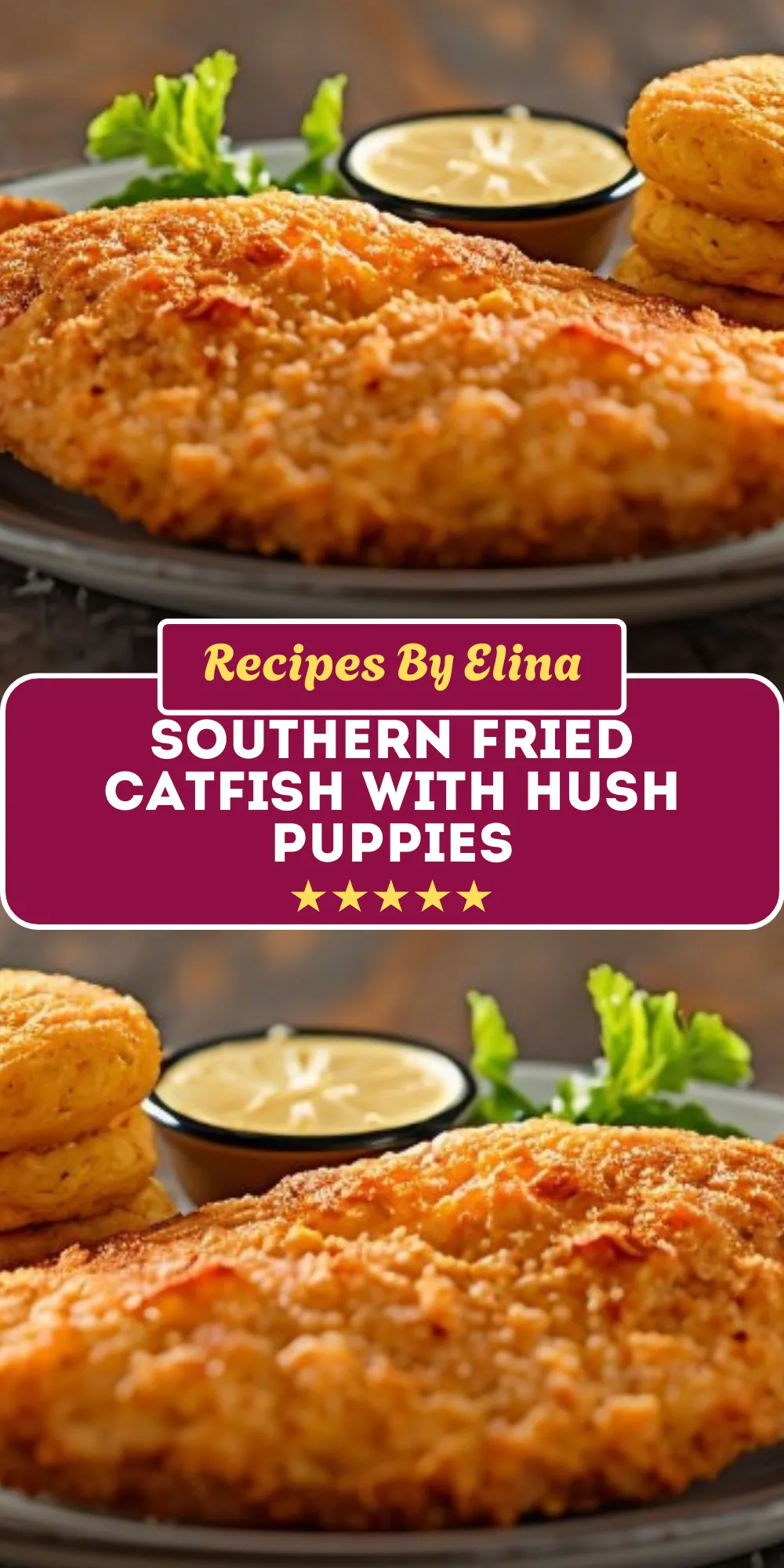 Southern Fried Catfish with Hush Puppies