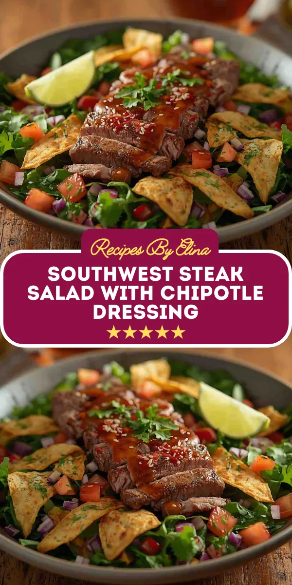 Southwest Steak Salad with Chipotle Dressing