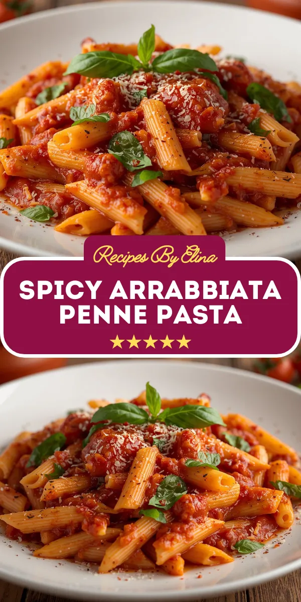 Spicy Arrabbiata Penne Pasta