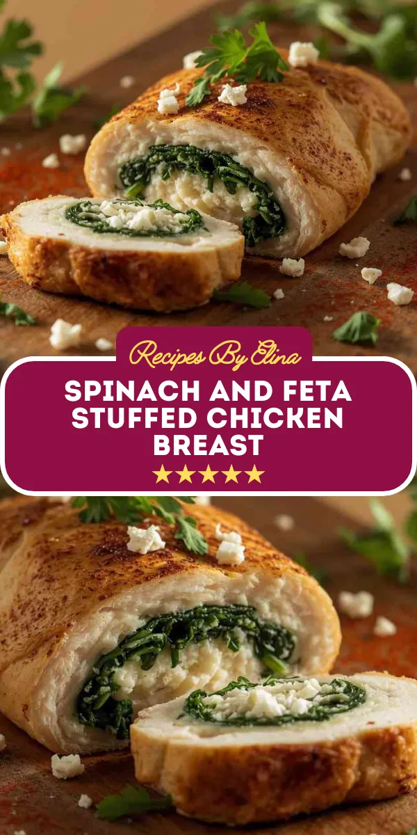 Spinach and Feta Stuffed Chicken Breast