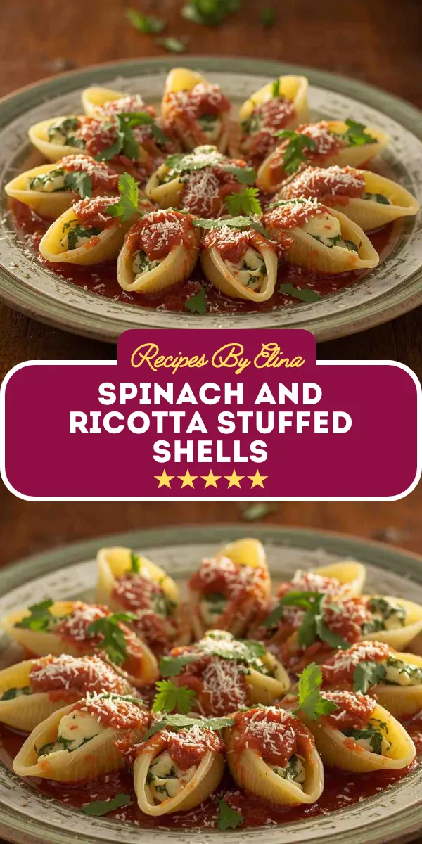 Spinach and Ricotta Stuffed Shells