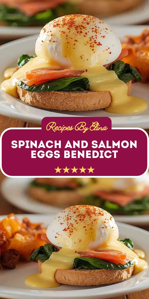 Spinach and Salmon Eggs Benedict