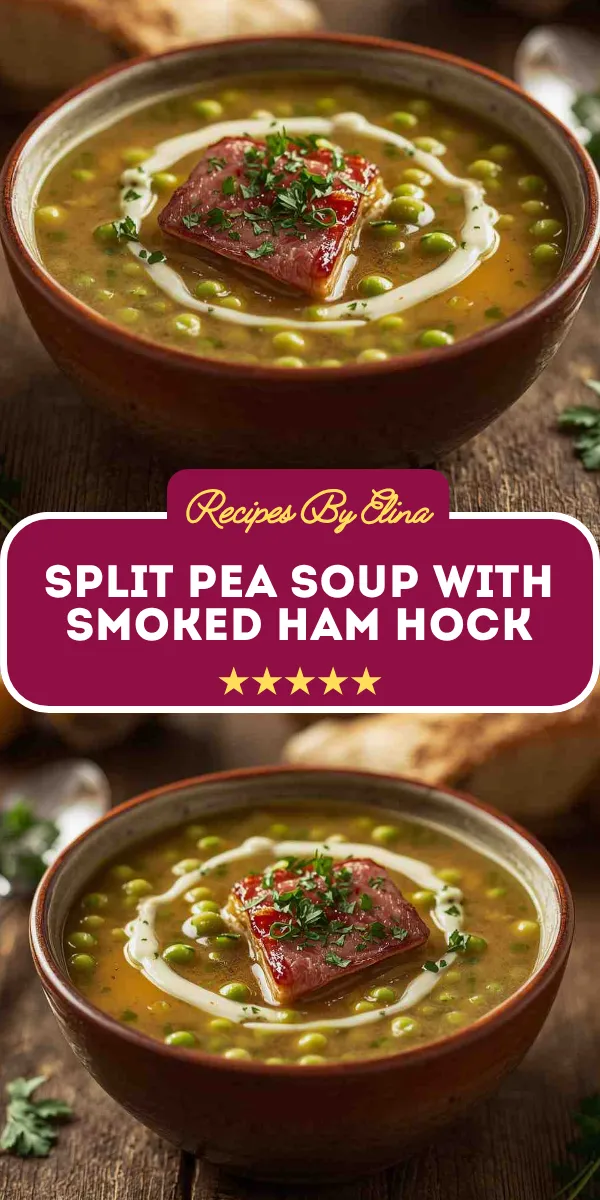 Split Pea Soup with Smoked Ham Hock