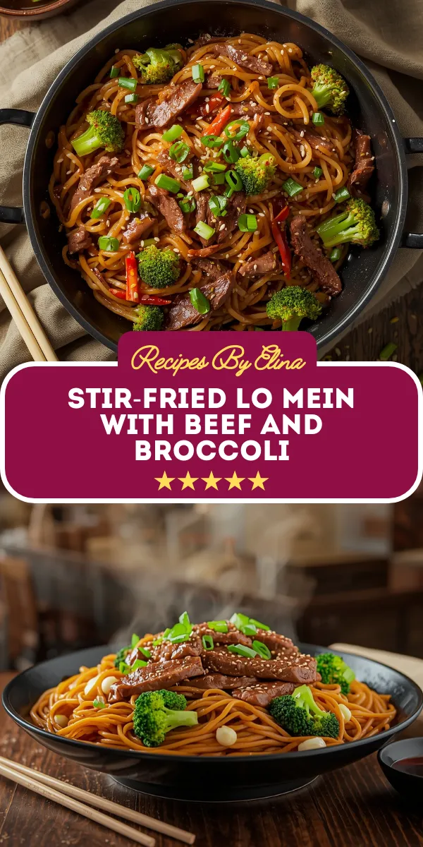 Stir-Fried Lo Mein with Beef and Broccoli